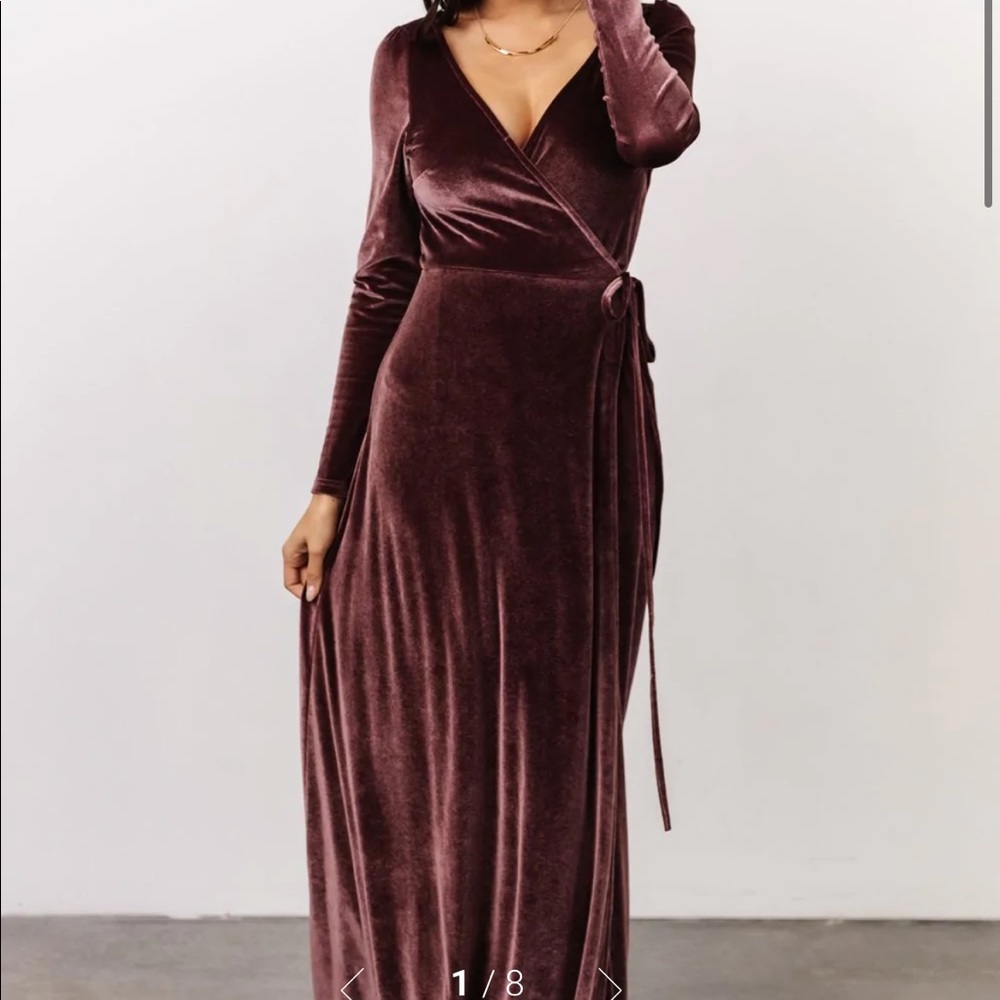 Baltic Born Esmerelda Velvet Wrap Dress